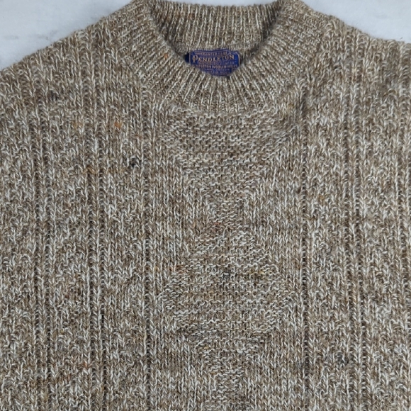 Pendleton Virgin Wool Women's Crew Neck Ribbed Sweater Size XL - Picture 1 of 4